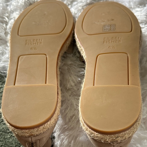 Eileen Fisher Beige Espadrille Flats - Picture 5 of 5